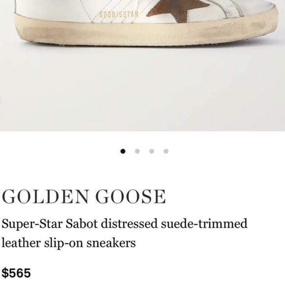NWOT Current Season Golden Goose Super-Star Sabot | 38 - Picture 3 of 12